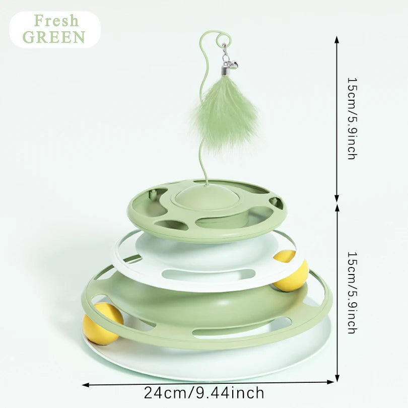 Rechargeable 2-in-1 Smart Interactive Cat Toy