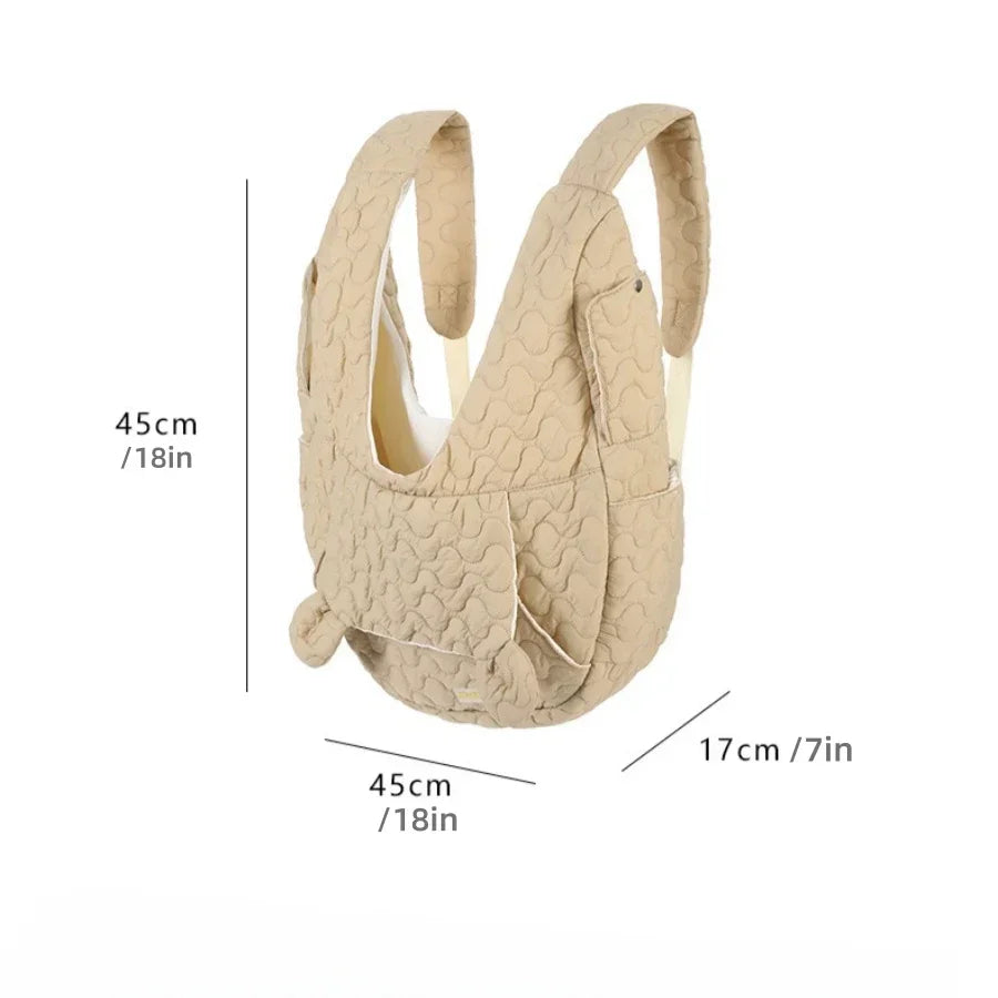 Lightweight Extra Large Capacity Shoulder Pet Carrier (for pets up to 4KG)