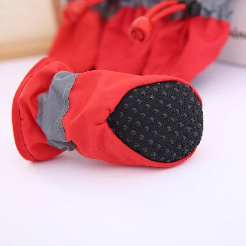 Waterproof Anti-Slip Dog Booties (4 pcs)