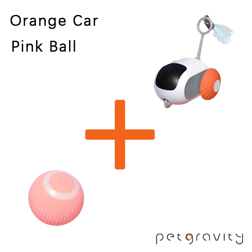 Rechargeable 2-in-1 Smart Interactive Cat Toy