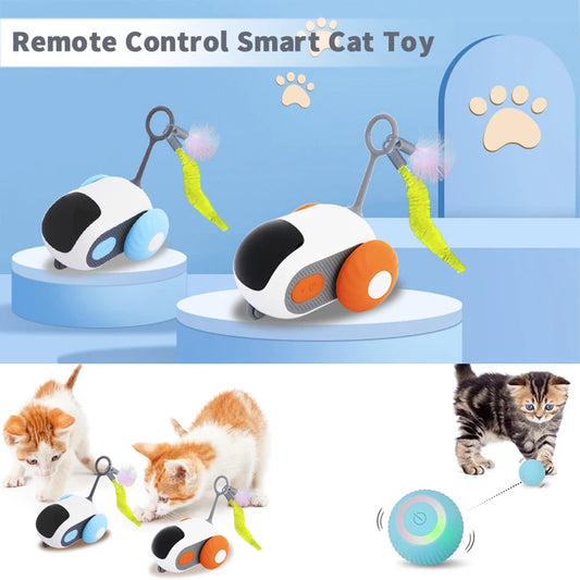 Rechargeable 2-in-1 Smart Interactive Cat Toy