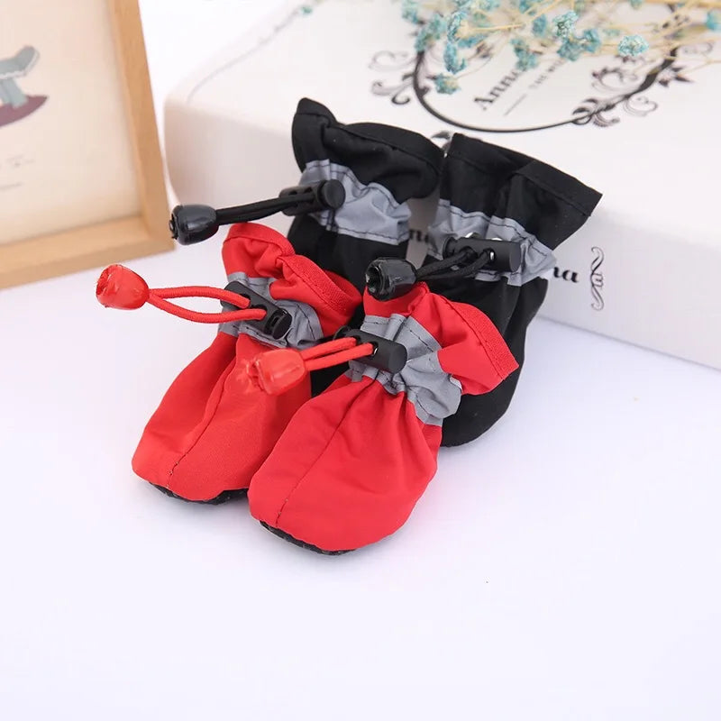 Waterproof Anti-Slip Dog Booties (4 pcs)