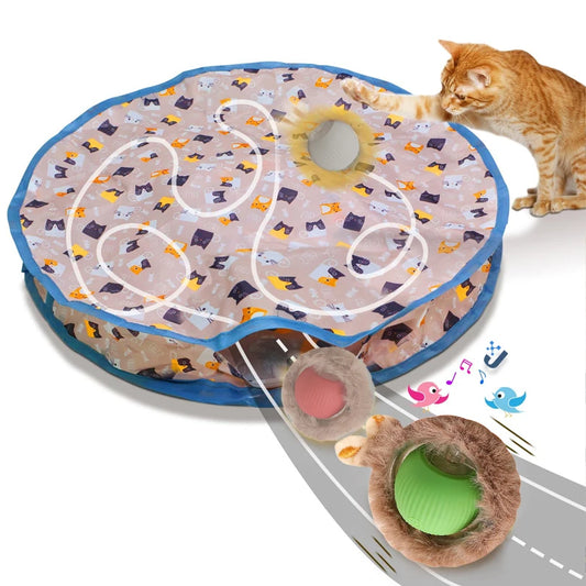 Rechargeable Interactive and Motion Activated Toy for Cats