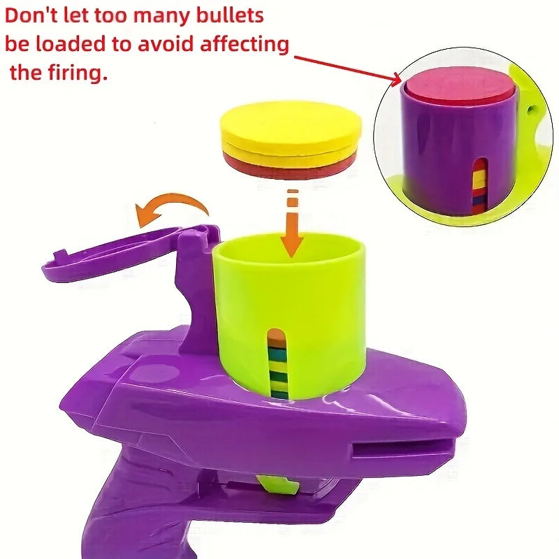 Turnip Gun with Reusable Foam Discs