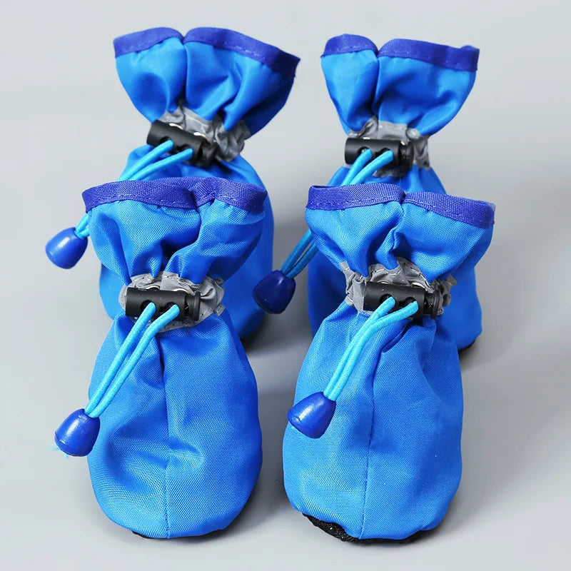 Waterproof Anti-Slip Dog Booties (4 pcs)