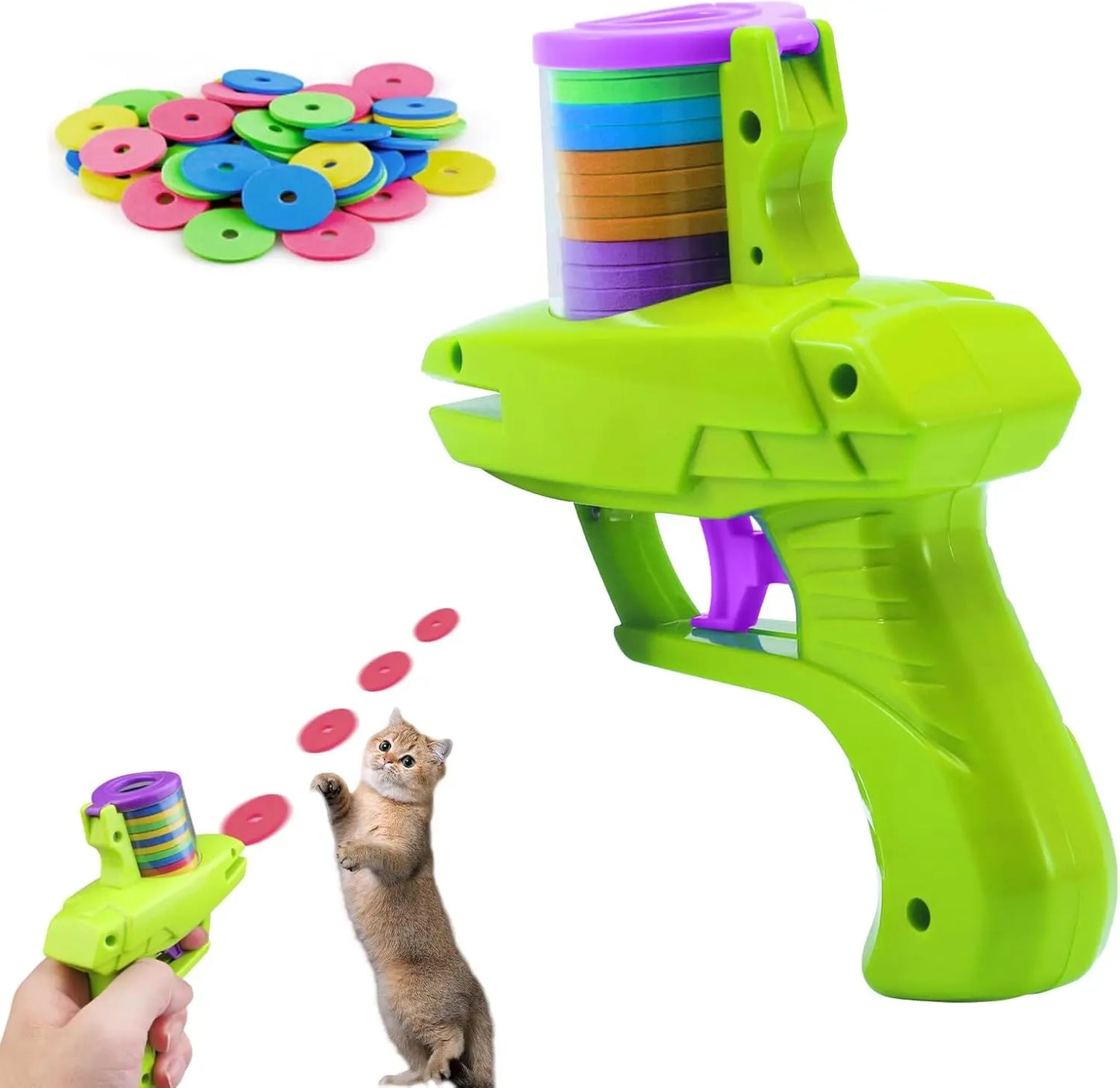 Turnip Gun with Reusable Foam Discs