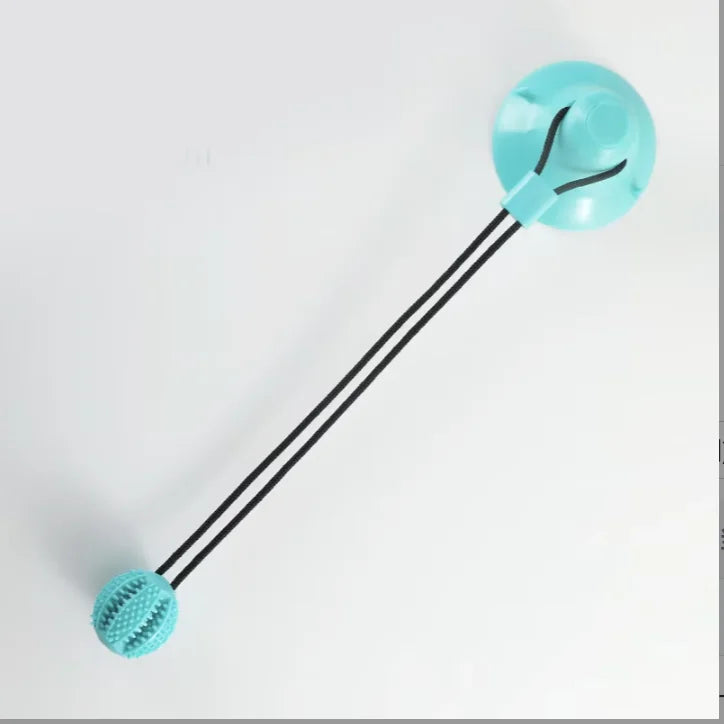 Treat Dispenser Ball with Tug-of-war Suction Cup (3 in 1)