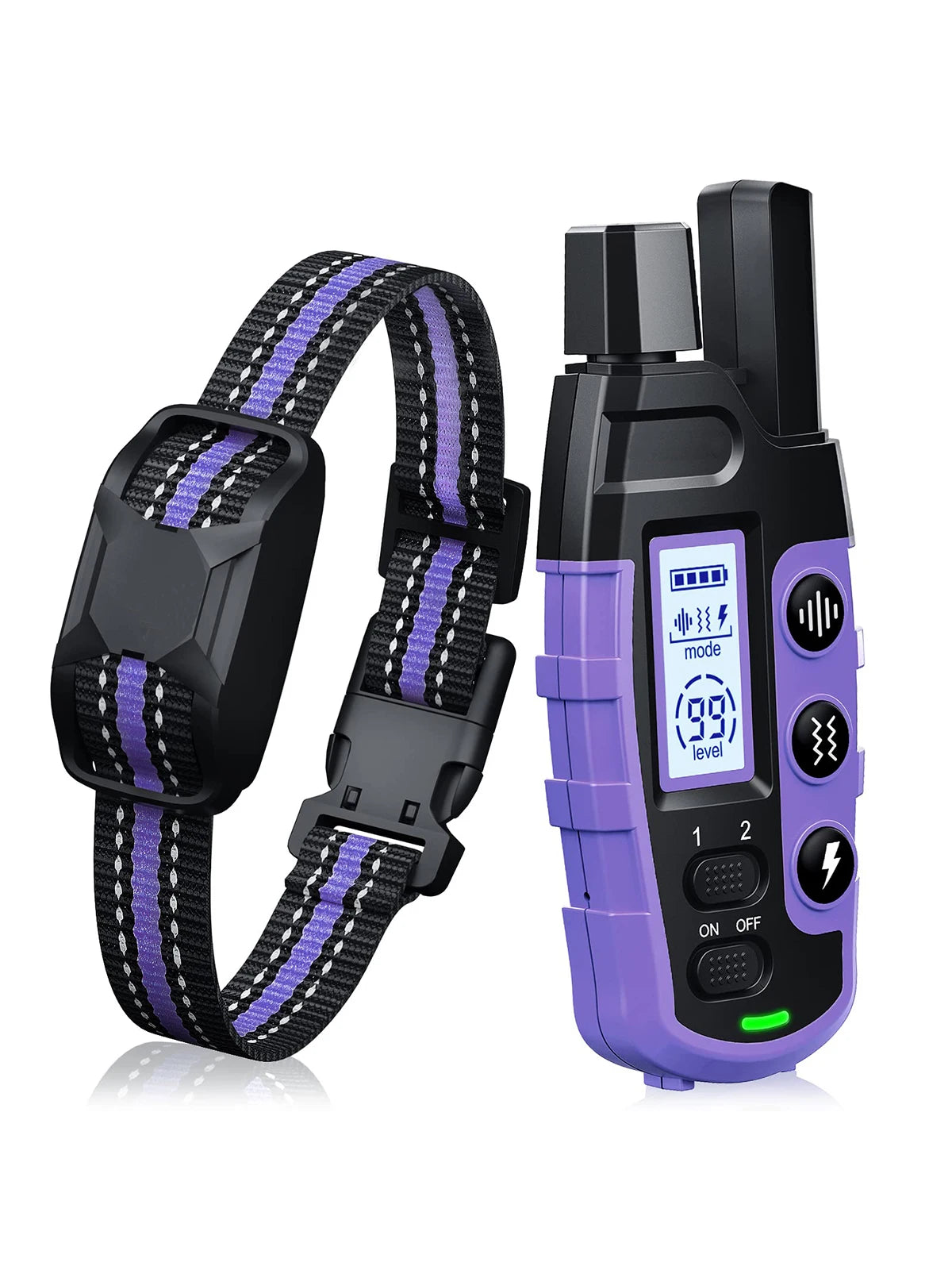 Waterproof Dog Training Collar with Remote Control for up to 3300 Ft