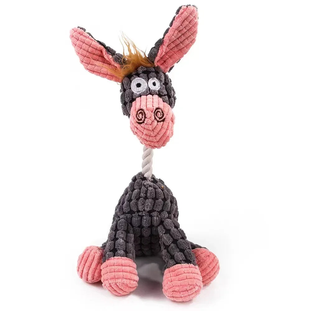 Corduroy Plush Squeaky Toy