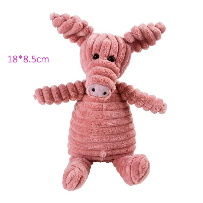 Corduroy Plush Squeaky Toy