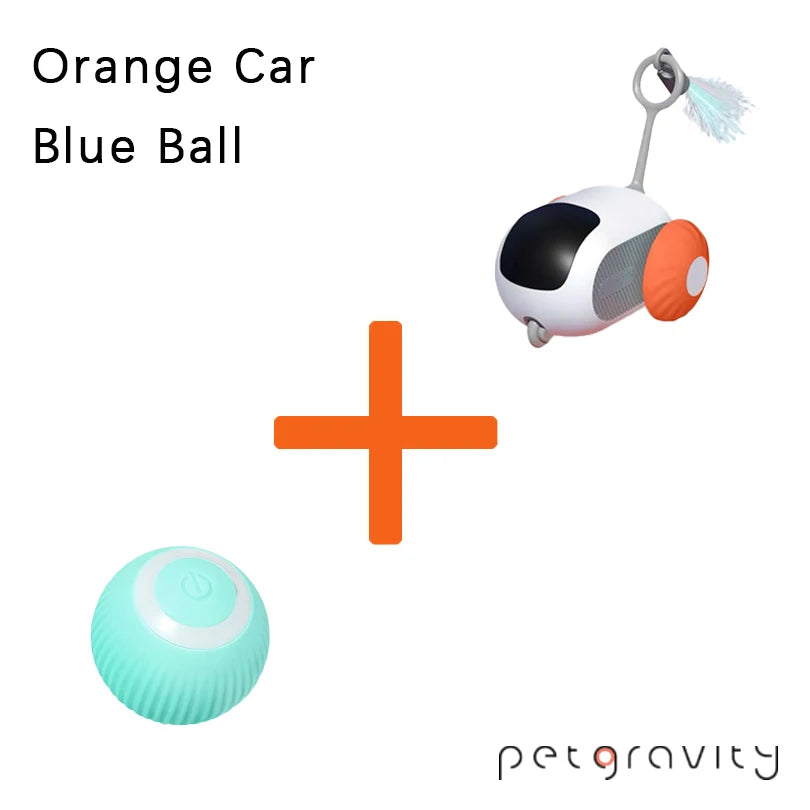 Rechargeable 2-in-1 Smart Interactive Cat Toy