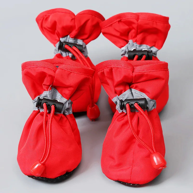 Waterproof Anti-Slip Dog Booties (4 pcs)