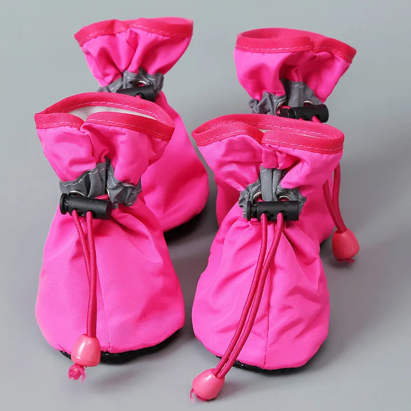 Waterproof Anti-Slip Dog Booties (4 pcs)