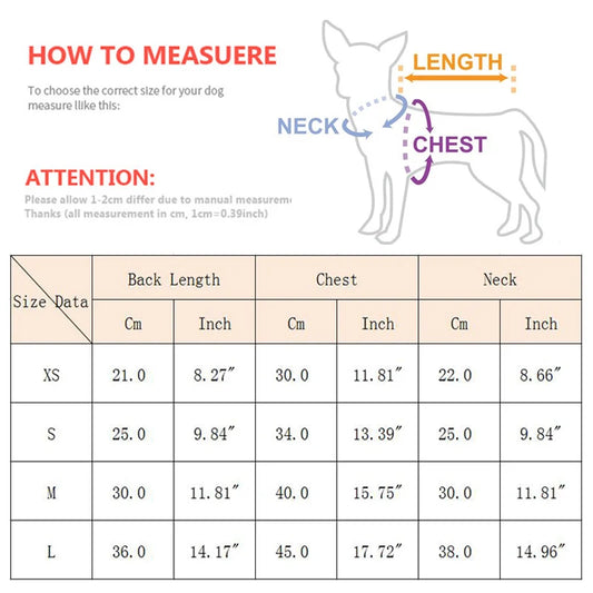 Cute Summer Vest/T-shirt for Small Dogs