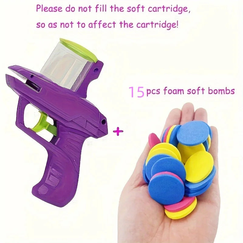 Turnip Gun with Reusable Foam Discs
