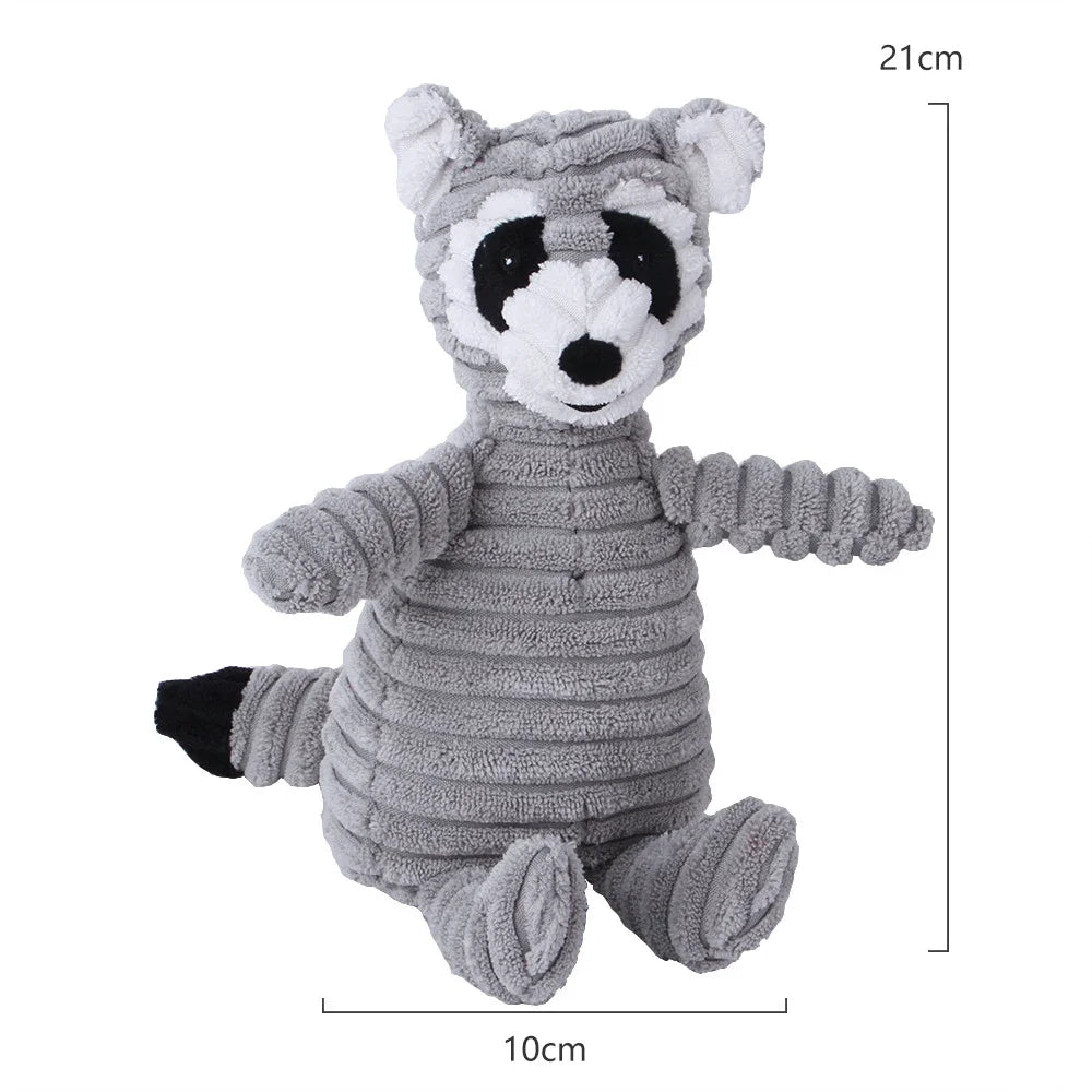 Corduroy Plush Squeaky Toy